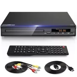 This powerful DVD Player for TV captures beautiful and precise colours for stunning effects. Supports play back...