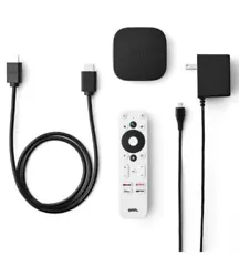 ONN Android TV UHD Streaming Box 4K Chromecast Stream Device Wi-Fi HDMI - Black