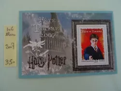 France 2007 Bloc Feuillet Neuf YT BF 106 Fête du timbre 2006 Harry Potter 20g parfait état.