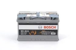 Bosch S5A11 Batterie de Voiture Start/Stop AGM 80A/h-800A. BOSCH : 12V 800A 80AH, 12V 80AH 800A, S5 A11. •...