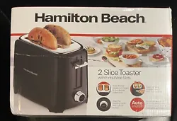 Black Toaster 2 SLICE Toast W/ EXTRA WIDE SLOTS Begal, Bread Kitchen Appliances..