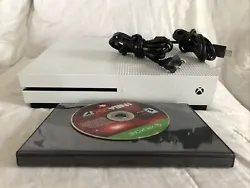 Microsoft Xbox One S Game System #1681 w/ 1games WORKS! TESTED. NO Controller 👇👇Working condition . No damage...