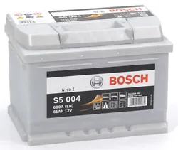 La batterie Bosch S5004 est 100% sans entretien: une fois montée, la batterie est prête à l’emploi. Vous n’avez...