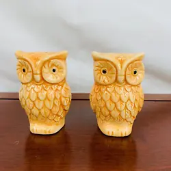 Collection of Adorable Owl Trinket Decorations. Each are 3” Tall. Good Condition. M37F