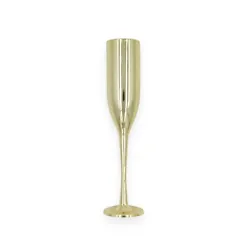 These small gold plastic champagne flutes are the perfect way to celebrate your big event! This is a cute solution if...