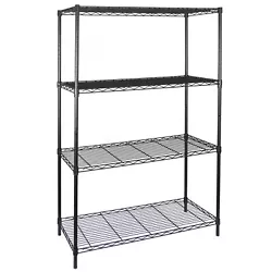 Bearing capacity of each layer: 40kg. Total bearing capacity: 120kg. Create custom-height shelves--no tools required.