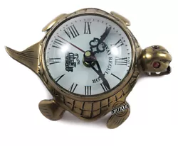 ✅ Usage: Table/Desk Clock, Marine gift. ✅ Color: Brass Finish. ✅ Material: Brass & Glass.