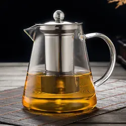 Size 550ML. ✅【Removable stainless steel filter】: This tea kettle has a removable infuser, which made with food...