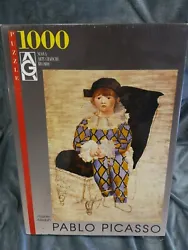 Pablo Picasso Paul en Arlequin Jigsaw Puzzle 1000 Piece Made In Germany Rare.