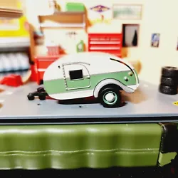 Diecast Tear Drop Camper. Loose. 1:64. Greenlight. Rubber Tires. Rolls mint. Displayed only. Never played with. Selling...