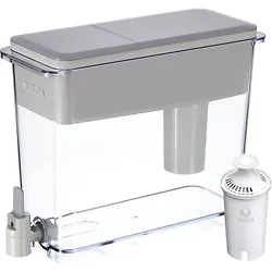 •The UltraMax water dispenser is made without BPA and can hold 27 cups of water, enough to fill nine 24-ounce...