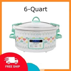 Oval-shaped slow cooker. Her casual country style and delicious recipes have made her a go-to for all things cooking...