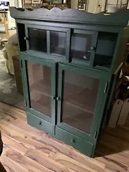 pie safe cabinet green screened.