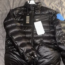 moncler jacket Black Liam giubbotto Size 3. Condition is New with tags. Shipped with USPS Media Mail.