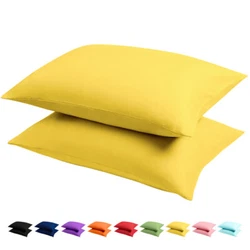 These simple and ultra soft pillowcases can cover and protect the pillows from being dirty and also can decorate your...