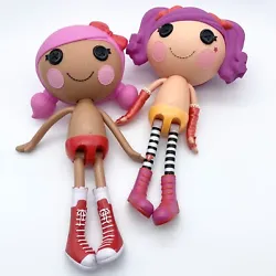 Dolls are made of hard plastic/rubber.