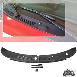 2 pcs Wiper Cowl Grille. For Ford Mustang GT Equipado, Coupe/Convertible 2004. For Ford Mustang GT Base,...