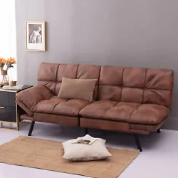 [Covertible Futon Sofa Bed] One form of sofa can not satisfy everyone, we can convert the sofa into different forms by...