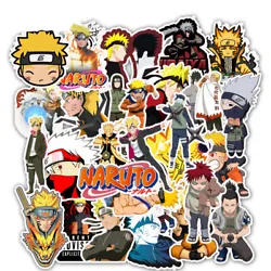 Naruto 50 sticker lot. High quality - great value.