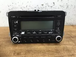 MASS USED AUTO PARTS 06 07 08 09 Volkswagen Jetta AM FM XM CD radio receiver 1K0035180GDEL USED OEM. Condition is Used....