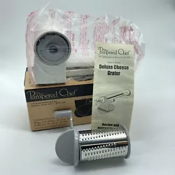NEW Pampered Chef Deluxe Cheese Grater Rotary Style #1275 NIBBrand new, open box