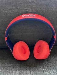 Beats Solo3 by Dr. Dre Wireless/Bluetooth, Club Red, blue on the in side, Foldable. Used less then a hand full of...