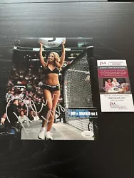 Brittney Palmer autographed Photo. The item is authenticated by JSA and was signed by Brittney at a private signing she...