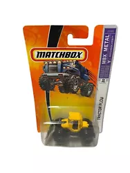 2006 MATCHBOX MBX Metal Tractor Plow #30 (Black Rims)