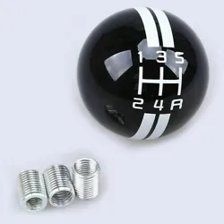 1× Shift Knob. Type:5 speed. Universal fits for most of cars. Easy to install with 3 hoses(8mm, 10mm, 12mm). Material...