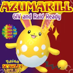 Shiny 6IV Azumarill HoldingShell Bell. Azumarill is perfect for the upcoming Charizard event raid battle. Beating...