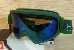 Bollé Schuss Ski Snowboard Goggles Matte Green Frame Green Emerald Lens S2. Anti-Fog double lens construction.....