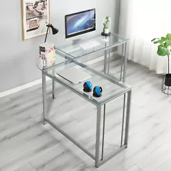 Workstation Writing Table Corner Desk Gaming Desk. 【Desk Multi-functional】 This computer desk has a simple but...