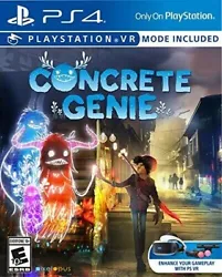 Concrete Genie PLAYSTATION 4, PS4 PSVR VR - BRAND NEW FACTORY SEALED.