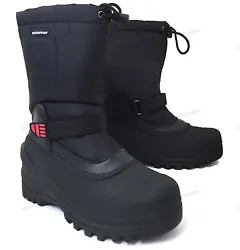 Style: Snow, Winter. Nylon Upper, Rubber Bottom, Removable Thinsulate Foam Liner, Insulation for Warmth, Hook-and-Loop...