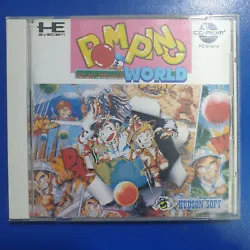 Pomping World - version japonaise. Pomping World - NTSC-J. pour console PC Engine. for PC Engine. in good condition....