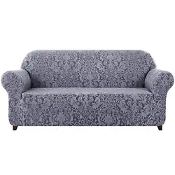 Subrtex Sofa Slipcover 1-Piece Jacquard Damask Couch Cover High Stretch Furniture Protector for Armchair in Living Room...