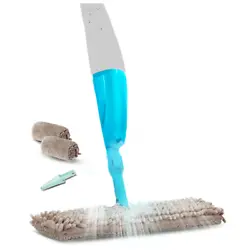 Which can quickly switch to replace your wet or dry mop. the magics of microfibers spray mop pad easy to absorbed the...