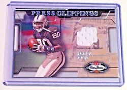 Team: Oakland Raiders, San Francisco 49ers, Seattle Seahawks, Denver Broncos. Player: Jerry Rice. Set: 2002 Fleer Box...