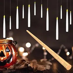 The hangging candles with a magic wand remote will bring a feel of the magical world!