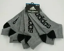 These adidas Superlite Linear Logo socks are made from AEROREADY fabric that provides wicking, cushioned comfort for...