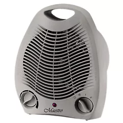 Le radiateur soufflant refroidit et chauffe. Grâce au temostat intégré, vous pouvez régler la température...