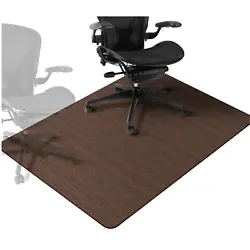 1 x Floor Chair Mat. The mat can be easily unrolled, and tear off the film on the back and put it on a clean floor....
