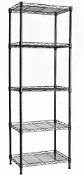 DURABLE SHELF SHELVING UNIT: The shelf is specially coated for protecting it from any water, rust or corrosion. There...