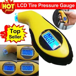 This Mini Tire Pressure Gauge with easy-to-read LCD screen, is used to monitor your tirepressure, thereby extending...