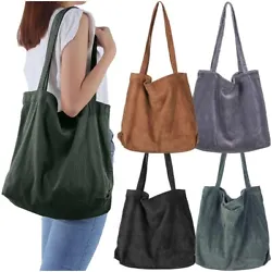 【Quality Material】- This handbag is made of high quality corduroy, lightweight, comfortable and durable.Makes you...