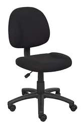 The Adjustable Office Task Chair (without arms) may be small, but its powerful. 25