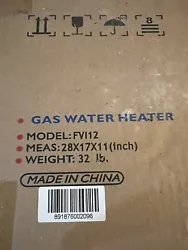 Thankless water heater. Eccotemp - Model #FVI12 -NG - 4.0 GPM Residential 75,000 BTU - Natural Gas Indoor.Never open...