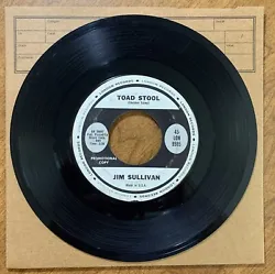 Jim Sullivan-Toad Stool/Bach & Forth. Rare 1963 Promo 45 rpm London Records. Promo of one of the earliest examples of...