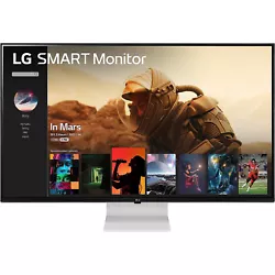 WebOS Smart Monitor with 10Wx2 Speakers. webOS - version 22. LG SMART Monitor: Work Smarter, Play Better. LG Smart...