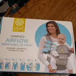 LILLE BABY Complete 6 position Airflow Breathable Mesh Carrier Purple Mist. Almost mint...